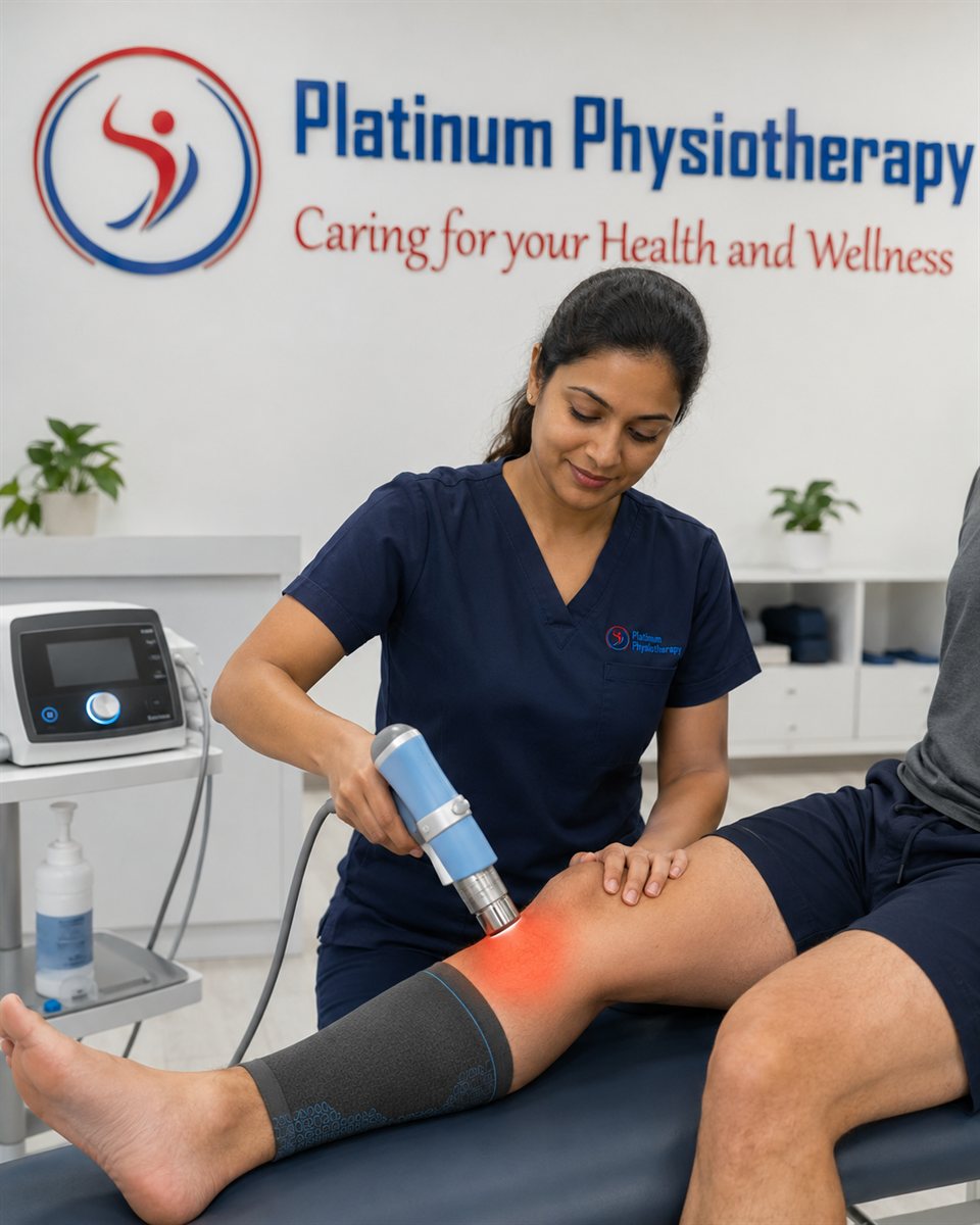 Shockwave therapy at Platinum Physiotherapy in Brampton